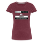 Equal Power T-Shirt - Women Short Sleeve - EPZ-White - heather burgundy