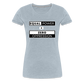 Equal Power T-Shirt - Women Short Sleeve - EPZ-White - heather ice blue