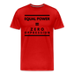 Equal Power T-Shirt - Men Short Sleeve - Sym-Black - red