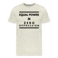 Equal Power T-Shirt - Men Short Sleeve - Sym-Black - heather oatmeal