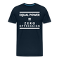 Equal Power T-Shirt - Men Short Sleeve - Sym-White - deep navy