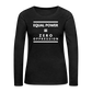 Equal Power T-Shirt - Women Long Sleeve - Sym-White - charcoal grey