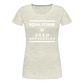 Equal Power T-Shirt - Women Short Sleeve - Sym-White - heather oatmeal