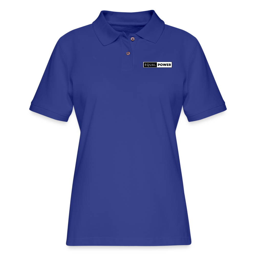 Equal Power Polo Shirt - Women - EP-Black - royal blue