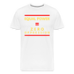 Equal Power T-Shirt - Men Short Sleeve - Sym-Red-Yellow - white