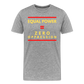 Equal Power T-Shirt - Men Short Sleeve - Sym-Red-Yellow - heather gray