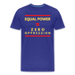 Equal Power T-Shirt - Men Short Sleeve - Sym-Red-Yellow - royal blue