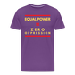 Equal Power T-Shirt - Men Short Sleeve - Sym-Red-Yellow - purple