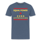Equal Power T-Shirt - Men Short Sleeve - Sym-Red-Yellow - heather blue