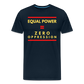 Equal Power T-Shirt - Men Short Sleeve - Sym-Red-Yellow - deep navy